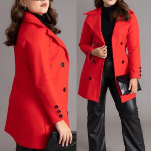 Abrigo Largo Doble Botón